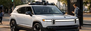 Uber και Rivian συνεργάζονται για στόλους robotaxi σε πόλεις παγκοσμίως