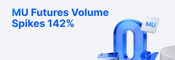 MEXC reports 142% volume surge for MU futures following record Micron earnings beat