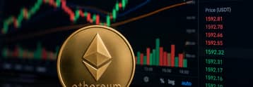 ¿Por qué el precio de Ethereum está atascado por debajo de $1600?