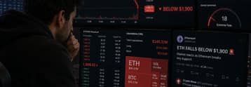 Ethereum price slips below $1,900: is a deeper breakdown about to begin?