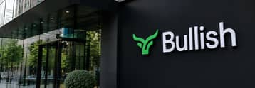 Bullish stock surged on Thursday after topping Q2 revenue estimates