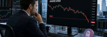 AAVE risikerer 44% fald – $50-støtten kommer igen i fokus