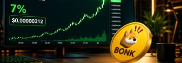 BONK rośnie 7% dzięki wzrostowi popytu na futures — próba wybicia