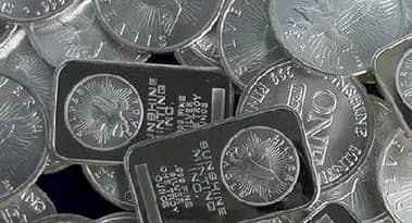 Silver price eases as yields bounce back