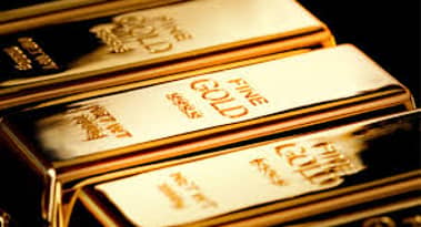 Gold spot price rises today, but down 2% on week