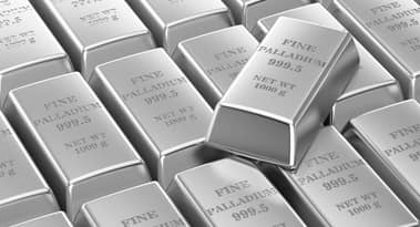 Palladium is sinds begin september met meer dan 15% verzwakt
