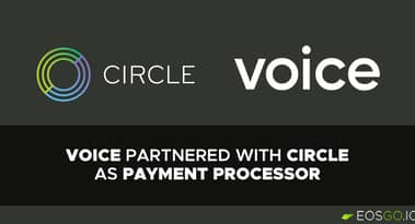 EOS Voice wijst Circle aan als betalingsprovider voor het project
