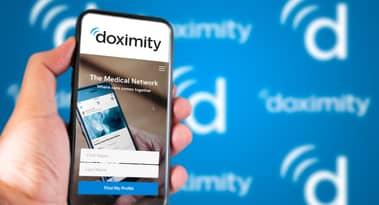What made Doximity stock pop up 25% this morning?