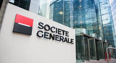 Societe Generale aandelen stijgen en dalen na Euro-gekoppelde stablecoin-lancering