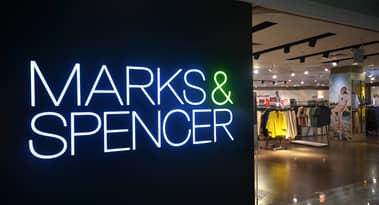 What made Marks and Spencer stock jump 8.0% on Tuesday?
