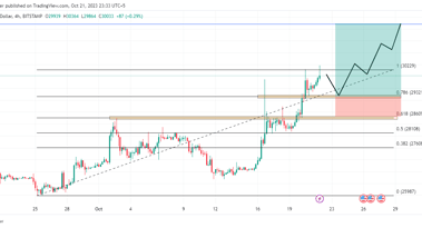 BTC/USD analysis: potential buy entry around 29,328 support level