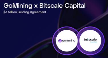 GoMining secures $3 million investment from Bitscale Capital to expand innovative Bitcoin mining protocol