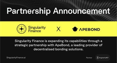 Singularity Finance partners with ApeBond to strengthen on-chain liquidity