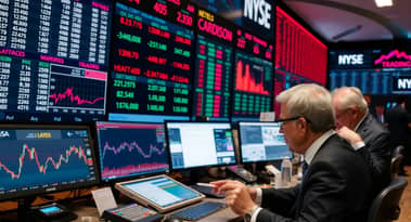 US stocks flat at open after Monday's record run: Nasdaq down 0.2%, Dow slips 0.1%