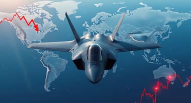 Lockheed Martin shares fell 8% after company cuts earnings outlook