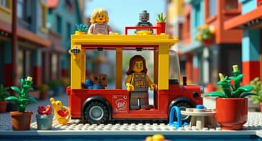 Vendas da Lego no primeiro semestre atingem recorde de US$ 5,4 bilhões devido à forte demanda e parcerias globais com marcas