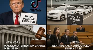 Resumen de EE. UU.: Extensión de TikTok, Expansión de Waymo, Fallos judiciales y acciones terminan en rojo