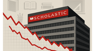 Scholastic share price plunge 13% after weak first quarter results