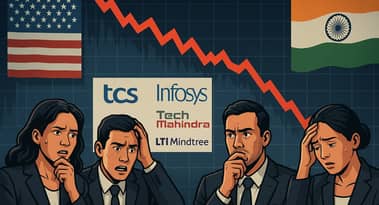 Indian IT stocks crash as Trump’s $100K H-1B visa fee sparks market turmoil