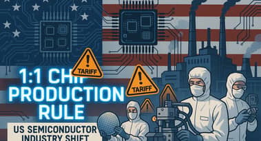 US unveils 1:1 rule to boost chip production: what this means for tech giants