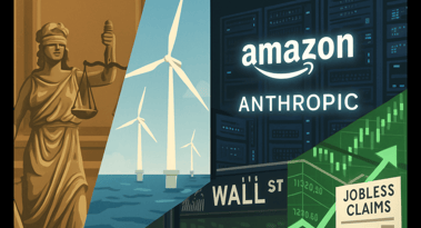 US digest: Trump fraud penalty appeal, offshore wind lawsuits, Amazon gains