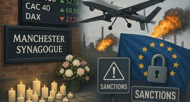 Europe bulletin: Manchester synagogue attack aftermath, stocks close higher