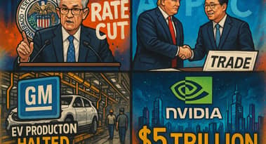 US digest: Fed cuts rates again, Nvidia hits $5T milestone, US South Korea deal