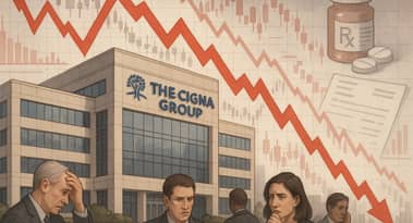Cigna shares plunge as company warns of margin pressure in pharmacy-benefit unit