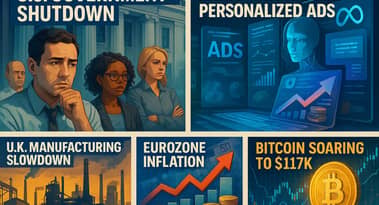 Evening digest: Meta to mine AI conversations, Europe economic data, BTC rebounds