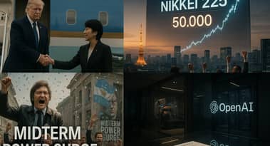Morning brief: Trump heads to Japan, Nikkei breaks 50,000 mark, SoftBank’s $30B OpenAI bet
