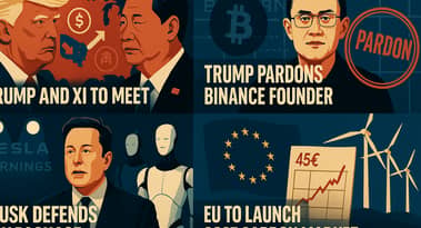 Evening digest: Trump-Xi summit set, Binance founder pardoned, Musk pushes $1T pay