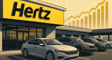 Hertz stock jump nearly 40% after returning to profitability