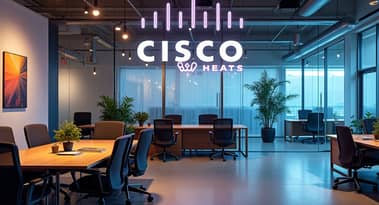 Ações da Cisco sobem 7% com perspectiva elevada, alimentada pela crescente demanda por data centers de IA