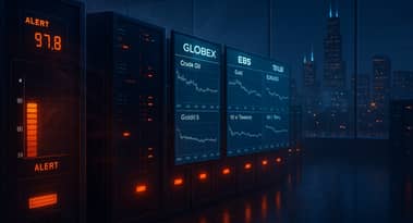 What happens to oil, gold and FX when the CME's data center goes down?