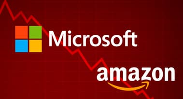 Microsoft and Amazon stocks fall on rare downgrade questioning AI optimism