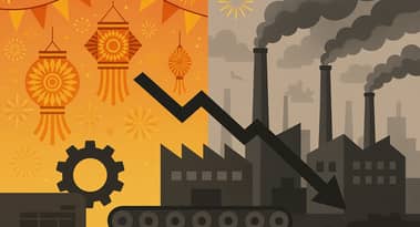 India industrial slowdown deepens as festival season disrupts production