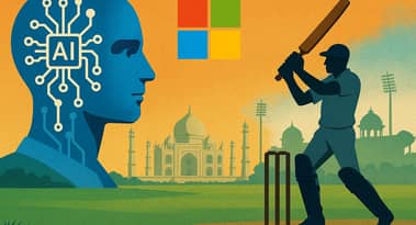Microsoft CEO Satya Nadella unveils AI cricket app amid major India investment drive