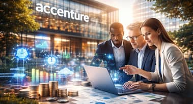 Accenture depășește estimările privind cererea de AI, dar acțiunile scad la perspectivele