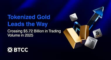 BTCC tokenized gold trading hits $5.7B in 2025 as Q4 volume surges 809%