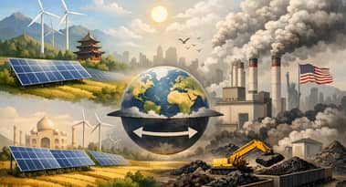 Global power emissions flat in 2025 as China, India cut coal pollution