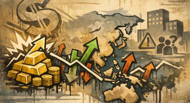 Resumo da manhã: Mercados asiáticos divergem enquanto ouro atinge recordes e dólar despenca