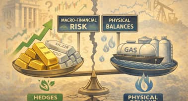 Gold tops $5,000 as commodities split between macro risk and physical supply
