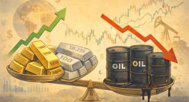 Rohstoffverpackung: Gold übersteigt 5.100 US-Dollar, Silber über 112 US-Dollar, Ölpreise fallen
