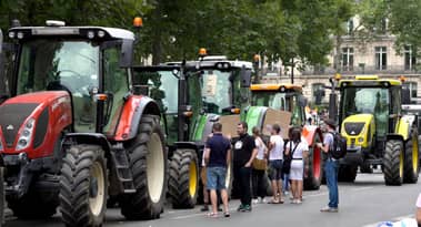 Macron under press när böndernas protest i Mercosur stänger av Paristrafiken