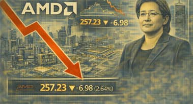 AMD stock plunges 3% on Monday amid sector rotation and profit-taking