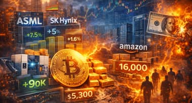Evening digest: Bitcoin reclaims $90K, chip stocks surge, Amazon layoffs
