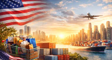 الاقتصاد الأمريكي ينمو بأسرع وتيرة خلال عامين مع رفع الإنفاق الاستهلاكي والتجارة على الناتج المحلي الإجمالي
