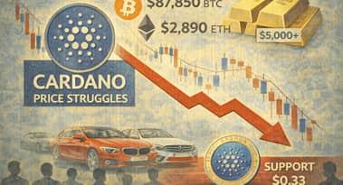 Cardano price forecast: ADA breakdown risk looms amid retest of $0.33