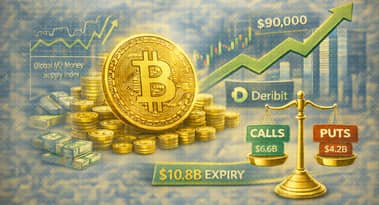 Bitcoin stabilisiert sich, da Optionen angesichts des makroökonomischen Fokus bärisch unter 90.000 $ steigen
