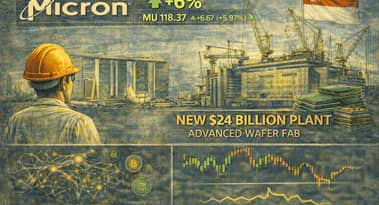 Micron stock surges over 6% today after expansion plan reinforces bullish outlook